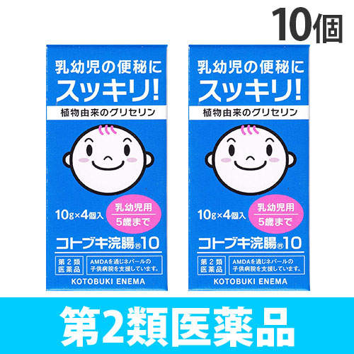 【第2類医薬品】ムネ製薬 コトブキ浣腸10 4P×10個