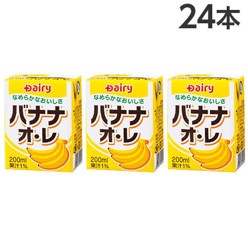 南日本酪農協同 デーリィ バナナオ・レ 200ml×24本