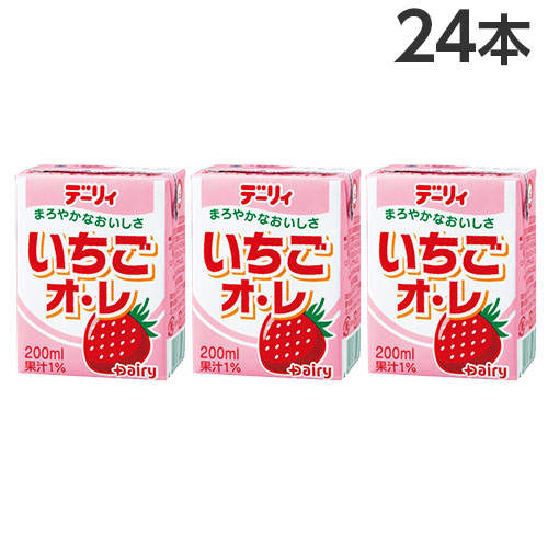 南日本酪農協同 デーリィ いちごオ・レ 200ml×24本