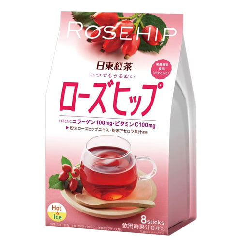 日東紅茶 いつでもうるおいローズヒップ 11g×8本入