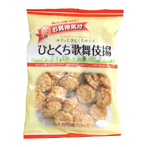 JCC お買得気分 ひとくち歌舞伎揚 70g: 食品・飲料・産地直送 