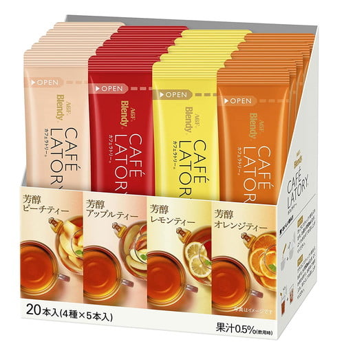 よろずやマルシェ本店 味の素agf ブレンディ カフェラトリースティック フルーツティーアソート 本 水 コーヒー お茶 飲料 食品 日用品から百均まで個人向け通販