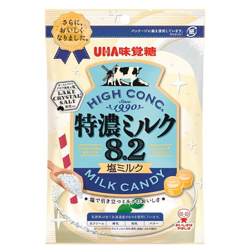 UHA味覚糖 特濃ミルク8.2 塩ミルク 75g