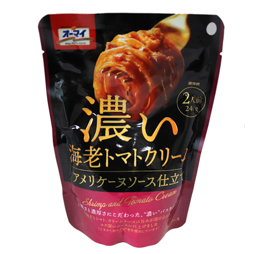 日本製粉 オーマイ 濃い海老トマトクリーム 240g