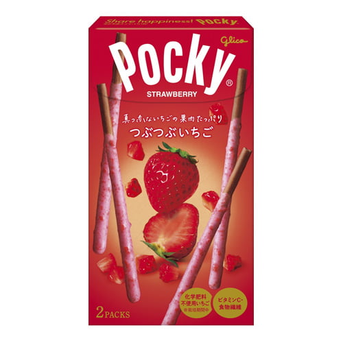 グリコ つぶつぶイチゴポッキー 2袋入