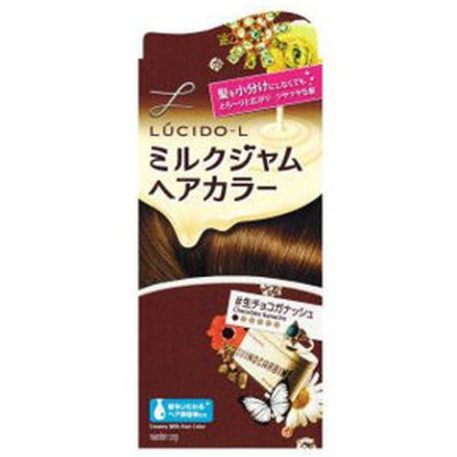 マンダム ルシードエル ミルクジャム ヘアカラー 生チョコガナッシュ 生チョコガナッシュ 日用品 生活雑貨 オフィス 現場用品の通販キラット Kilat