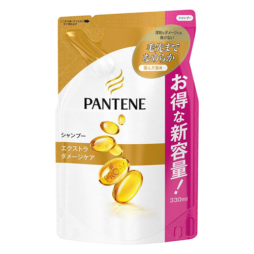 P G パンテーン エクストラダメージケア シャンプー つめかえ 330ml 日用品 生活雑貨 オフィス 現場用品の通販キラット Kilat