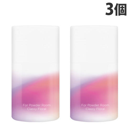 エステー 消臭力 業務用 リキッドタイプ トイレ用 For Powder Room クラッシィフローラル 400ml×3個