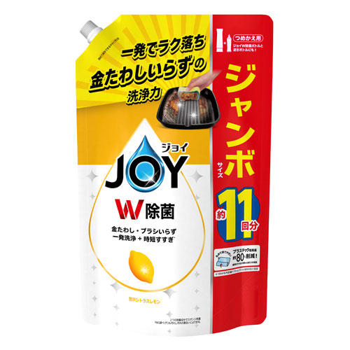 P＆G 除菌ジョイ コンパクト 贅沢シトラスレモンの香り 詰替用 ジャンボサイズ 1425ml