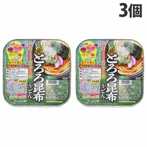 五木食品 鍋焼とろろ昆布うどん 210g×3個