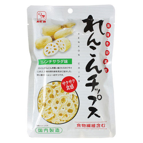 よろずやマルシェ本店 | カモ井食品 素材そのまま れんこんチップス