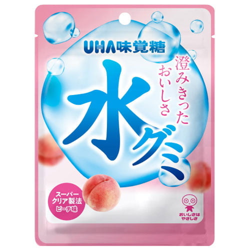 UHA味覚糖 水グミ ピーチ 40g
