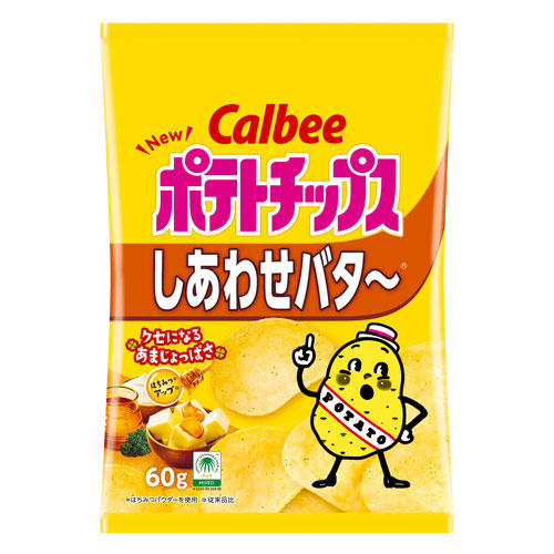 カルビー ポテトチップス しあわせバタ～ 60g