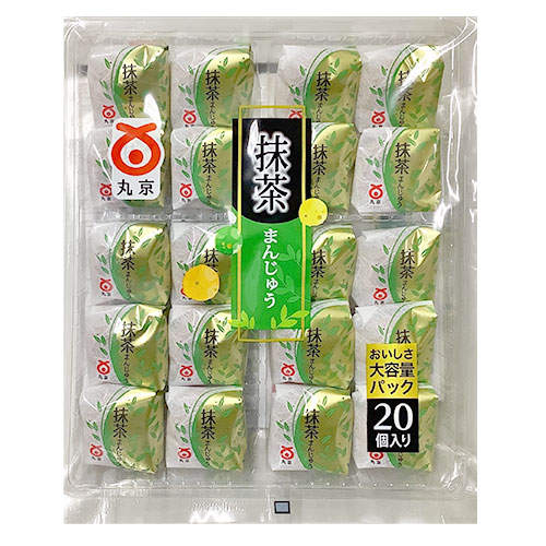 丸京製菓 抹茶まんじゅう 20個入