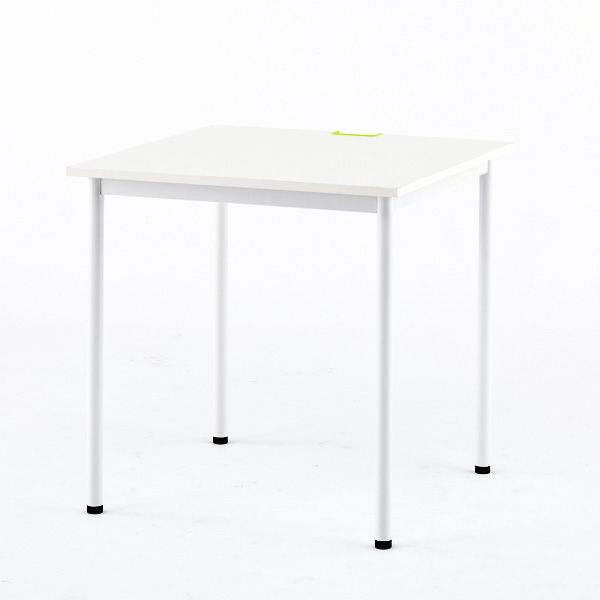 アール・エフ・ヤマカワ シンプルテーブル W700×D700 ホワイト Z-SHST-700WHW