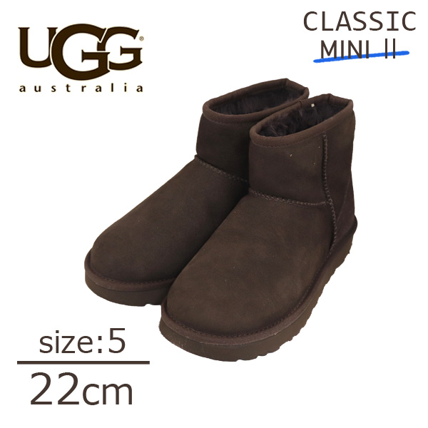 よろずやマルシェ本店 Ugg アグ クラシックミニ Ii ムートンブーツ ウィメンズ チョコレート 5 22cm Classic Mini ファッション 食品 日用品から百均まで個人向け通販