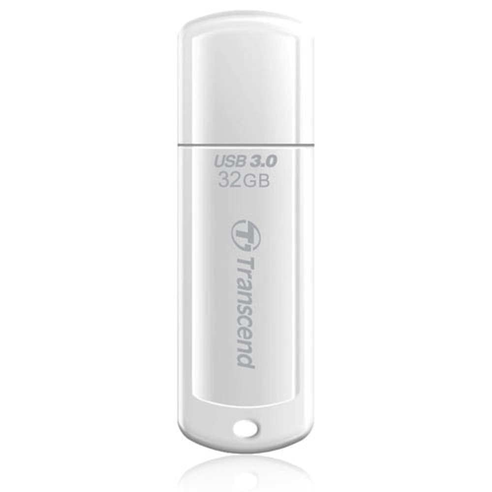 トランセンド USBフラッシュメモリ USBメモリ USB 3.1 Gen 1 32GB キャップ式 ホワイト TS32GJF730