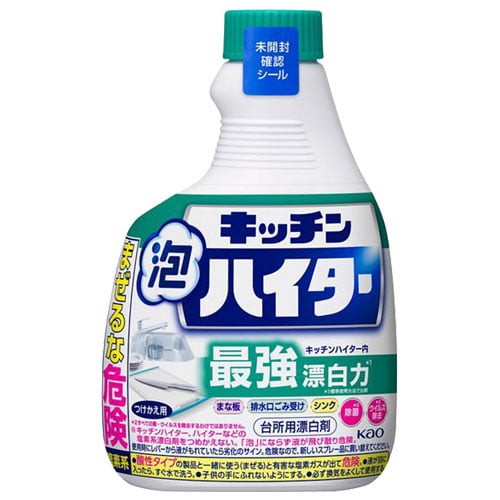 花王 台所用漂白剤 ハイター キッチン泡ハイター つけかえ 400ml 5本