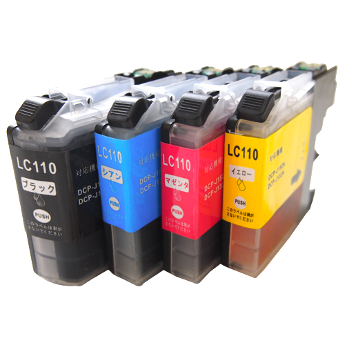 リサイクル互換インク エコパックLC110-4ＰＫ LC110シリーズ 対応インク 4色パック
