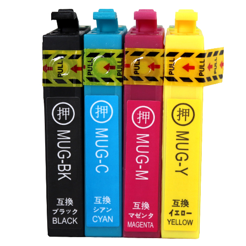 互換インク エコパック MUGシリーズ対応 4色セット