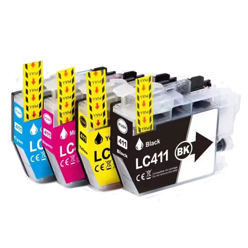 リサイクル互換インク エコパック ブラザー対応 LC411-4PK 4色セット