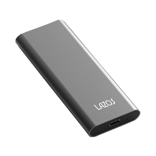 リーダーメディアテクノ LAZOS 外付けSSD (ポータブルSSD) 1TB L-S1T-G2（PS5動作確認済）