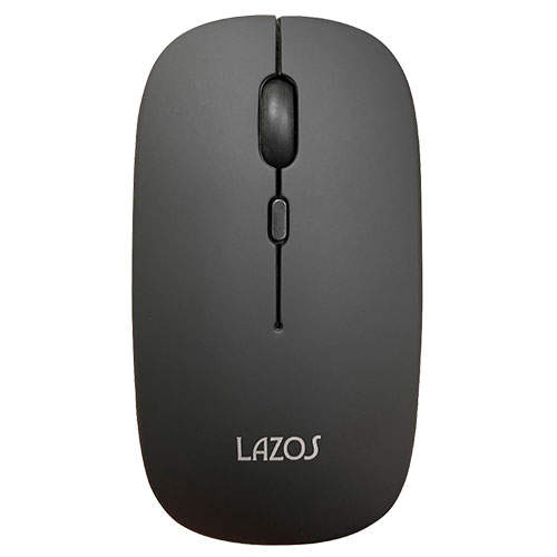 リーダーメディアテクノ LAZOS ワイヤレスマウス 薄型 ブラック 10個 L-BTM-B