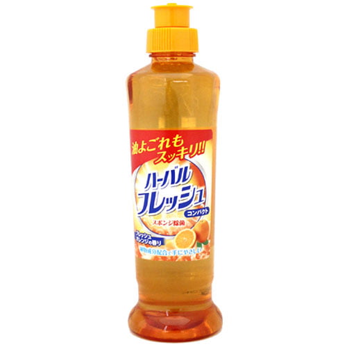 ミツエイ 食器用洗剤 ハーバルフレッシュ コンパクト フレッシュオレンジの香り 本体 250ml×36個
