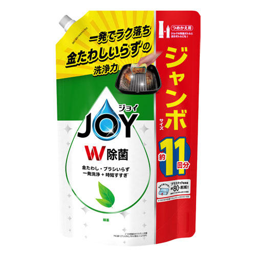 P＆G 除菌ジョイ コンパクト 緑茶の香り 詰替用 ジャンボサイズ 1425ml×6個