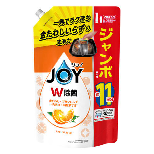 P＆G 除菌ジョイ コンパクト 贅沢シトラスオレンジの香り 詰替用 ジャンボサイズ 1425ml×6個