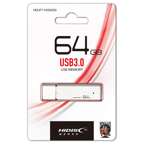 HIDISC USBフラッシュメモリー USB3.0 64GB HDUF114C64G3