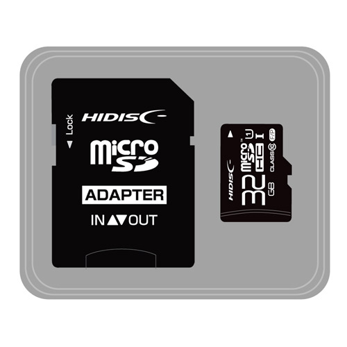 HIDISC microSDHCカード 32GB CLASS10 UHS-1対応 高速転送 Read70 SD変換アダプタ付 HDMCSDH32GCL10UIJP3