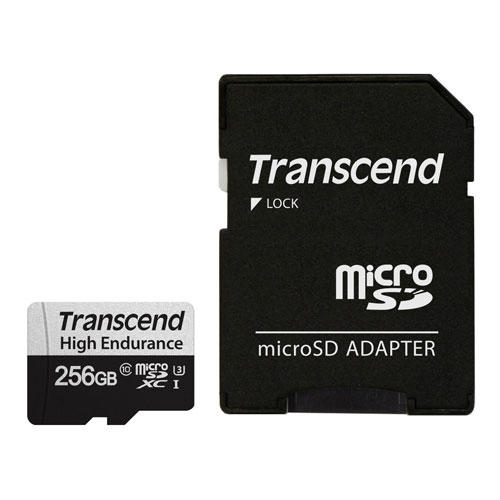 トランセンド microSDXCカード 256GB Class10 UHS-I U3 変換アダプター付 TS256GUSD350V