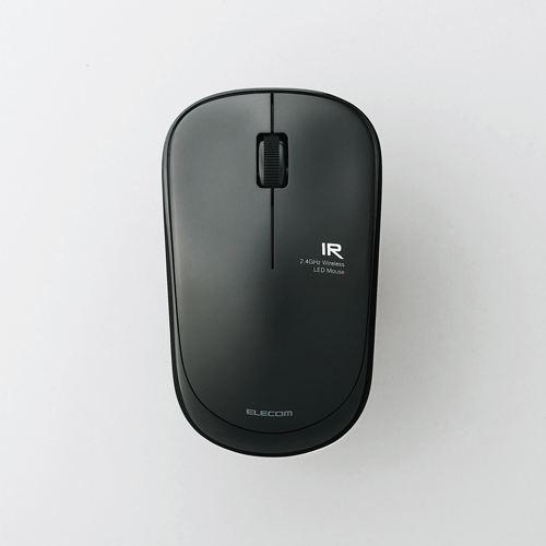 エレコム 無線マウス ENELOシリーズ ワイヤレス IRマウス 省電力 3ボタン ブラック M-IR07DRBK
