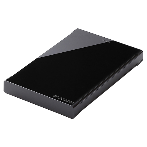 エレコム HDD USB3.0対応 ポータブルハードディスクドライブ 500GB ブラック ELP-CED005UBK