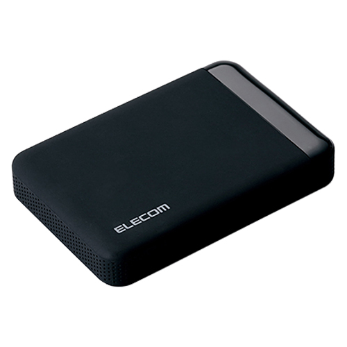 エレコム HDD セキュリティ対策用ポータブルハードディスクドライブ USB3.0 ハードウェア暗号化 パスワード保護 1TB ELP-EEN010UBK