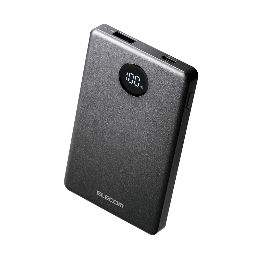 【送料弊社負担】エレコム モバイルバッテリー 半固体 5000mAh 22.5W Type-C 1ポート USB-A 1ポート PSE認証 EC-C60MN【他商品と同時購入不可】
