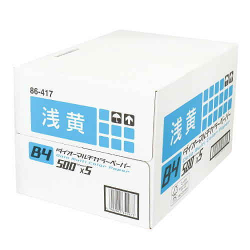 【FSC認証】カラーコピー用紙 ダイオーカラーマルチペーパー B4 浅黄(ライトブルー)2500枚