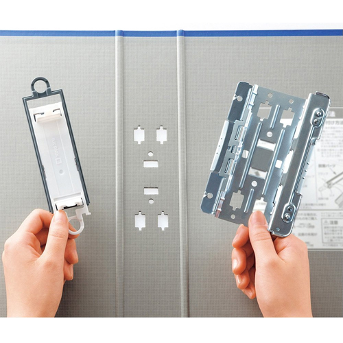 キングジム スーパードッチ<脱着イージー> GXシリーズ A4タテ 青 10冊 2475GXAｱｵ