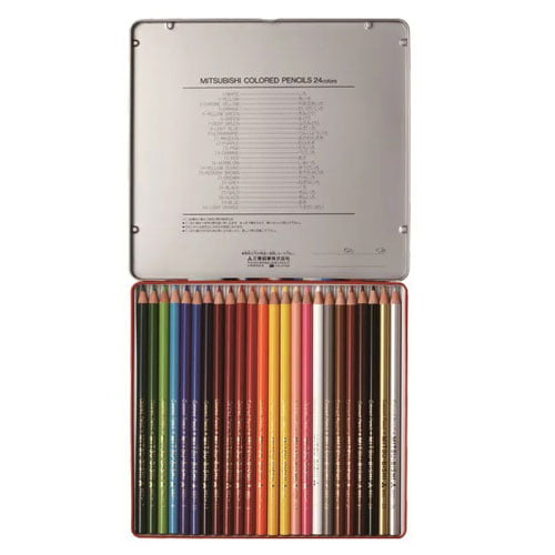 三菱鉛筆 色鉛筆880 24色セット K88024CP