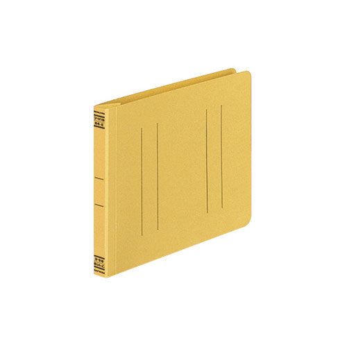 コクヨ フラットファイルV(樹脂製とじ具) B6横 15ミリとじ 10冊 黄 フ-V18Y