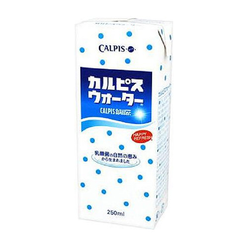 賞味期限 10 16 カルピス カルピスウォーター 紙パック 250ml 24本 食品 飲料 産地直送 オフィス 現場用品の通販キラット Kilat