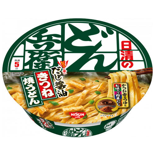 【賞味期限:25.02.23】日清食品 どん兵衛 きつね焼うどん 105g×12個