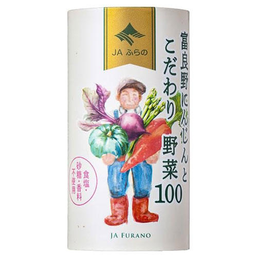 【賞味期限:24.11.26】JAふらの 富良野にんじんとこだわり野菜100 125ml×18缶