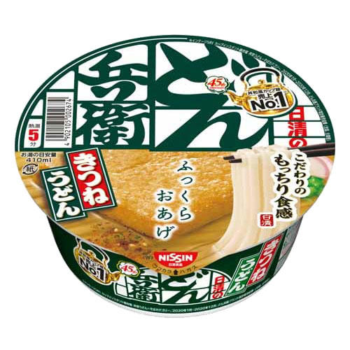 【賞味期限:25.01.31】日清食品 どん兵衛 きつねうどん 【西】 95g×12個