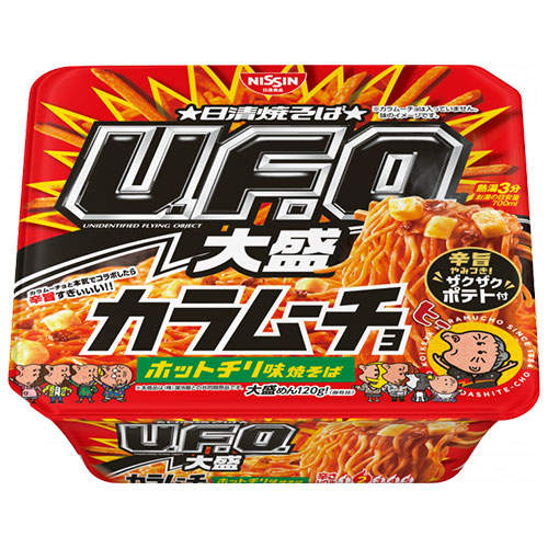 【賞味期限:25.07.20】日清食品 焼そばU.F.O. 大盛 カラムーチョ ホットチリ味 135g×12個