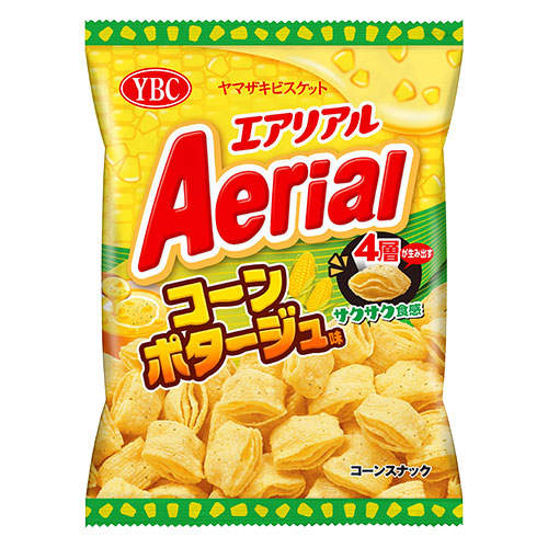 【賞味期限:25.12.31】ヤマザキビスケット エアリアル コーンポタージュ味 65g×12袋
