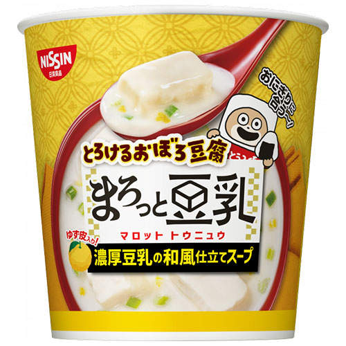 【賞味期限:25.12.10】日清食品 とろけるおぼろ豆腐 まろっと豆乳スープ 17g×6個