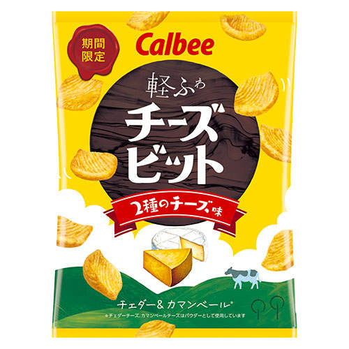【賞味期限:25.12.31】カルビー チーズビット 2種のチーズ味 52g×12袋