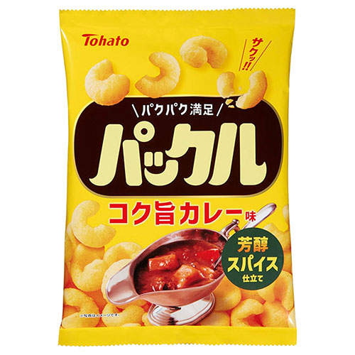 【賞味期限:26.01.30】東ハト パックル コク旨カレー味 57g 12袋